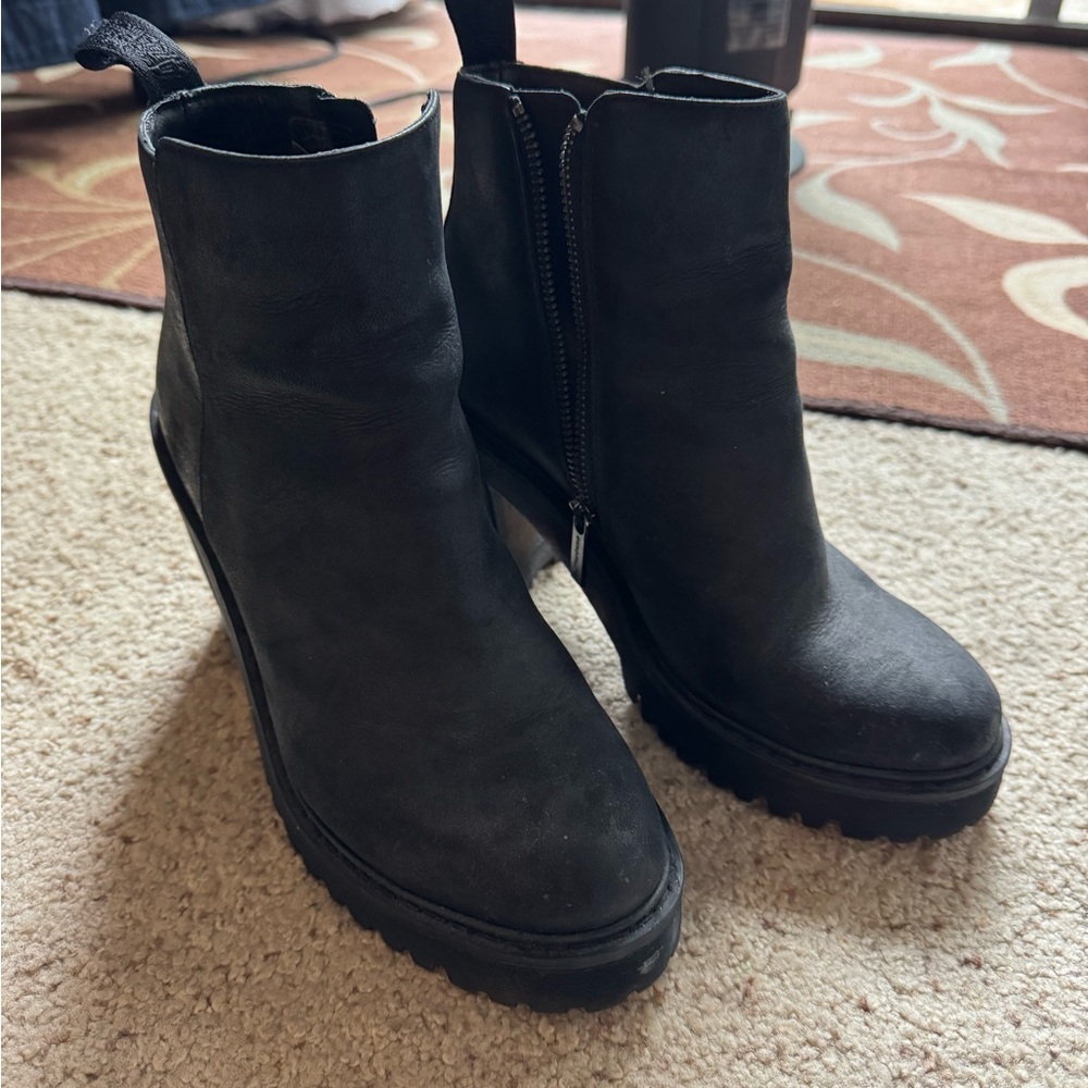 Dr. Martens Black Magdalena Chunky Sole Boots - Picture 5 of 7